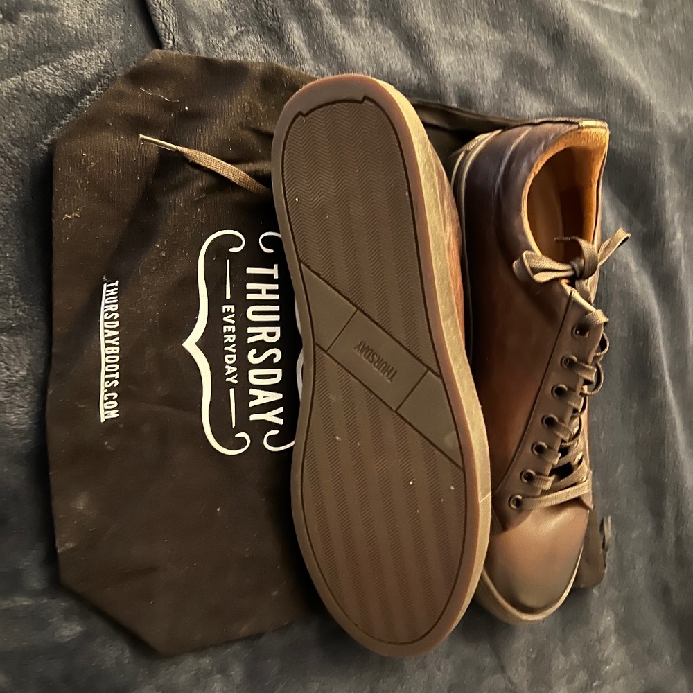 leather sneakers